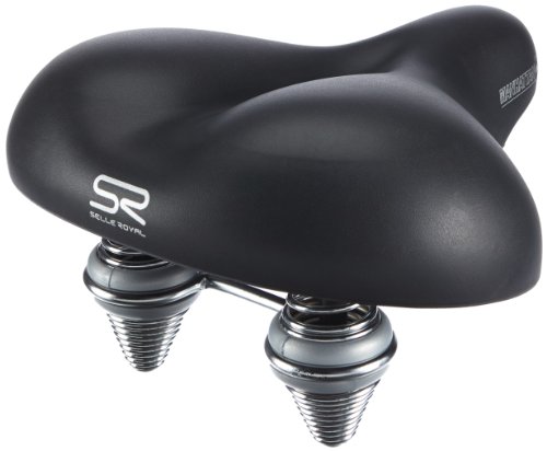 Selle Royal Touren-City-Sattel Manhattan mit Geleinlage Zug- und Druckfedern, schwarz, 6491 von Selle Royal