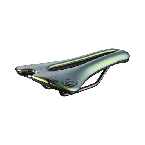 Selle San Marco ASPIDE Short Racing - Fahrradsattel, Rennradsattel, leicht, anatomisches Loch, Rahmen aus Xsilite – Größe L3, Iridescent Gold Selle San Marco ASPIDE Short Racing - Fahrradsattel, Rennradsattel, leicht, anatomisches Loch, Rahmen aus Xsilite – Größe L3, Iridescent Gold von Selle San Marco