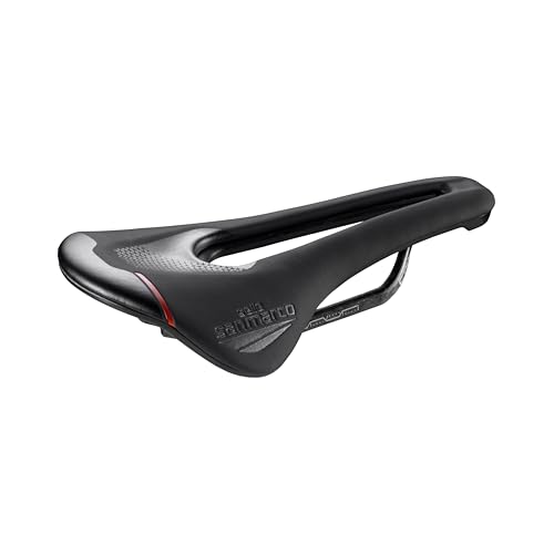 Selle San Marco SHORTFIT 2.0 Carbon FX - Rennradsattel, Fahrradsattel, Sattelstreben aus Carbon, extrem leicht und leistungsfähig - Größe S3, Schwarz von Selle San Marco