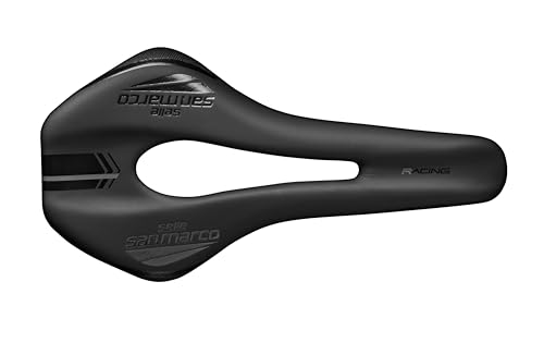 Selle San Marco Unisex – Erwachsene Gnd Open-Fit Racing Sattel, Black/Black, L von Selle San Marco