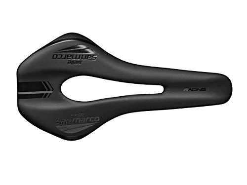 Selle San Marco Unisex – Erwachsene Gnd Open-Fit Racing Sattel, Black/Black, S von Selle San Marco