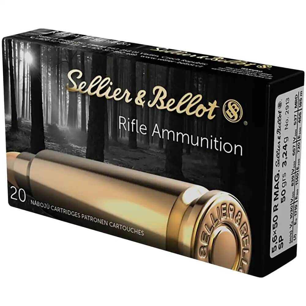 Sellier & Bellot 5,6x50 R Mag. Teilmantel 50grs, 20 Schuss von Sellier & Bellot