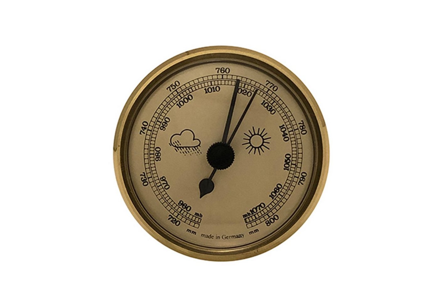 Selva Technik Barometer Einbau-Wetterinstrument Ø 65mm, gold Wetterstation Selva Technik Barometer Einbau-Wetterinstrument Ø 65mm, gold Wetterstation von Selva Technik