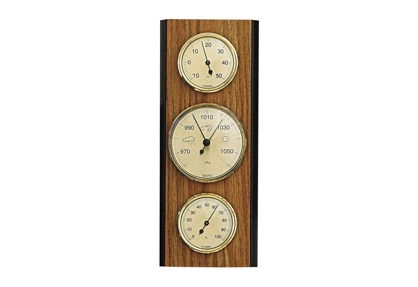 Selva Technik Wetterstation mit Hygrometer, Barometer und Thermometer, 110 x 270 mm Wetterstation Selva Technik Wetterstation mit Hygrometer, Barometer und Thermometer, 110 x 270 mm Wetterstation von Selva Technik