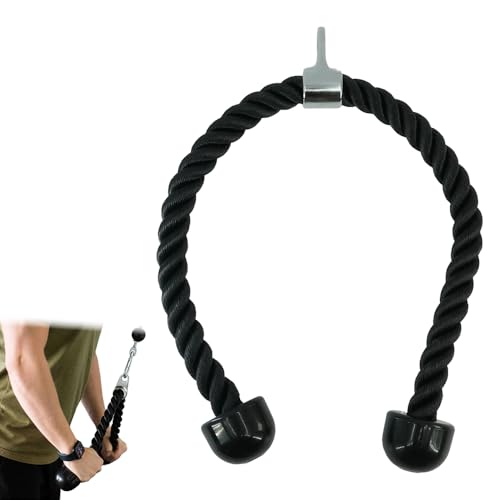 Selyse Nylon Trizepsseil Kraftstation Bizeps- und Trizepsseil mit rutschfestem Griff für Workout, Fitnessstudio oder Zuhause,90cm Selyse Nylon Trizepsseil Kraftstation Bizeps- und Trizepsseil mit rutschfestem Griff für Workout, Fitnessstudio oder Zuhause,90cm von Selyse