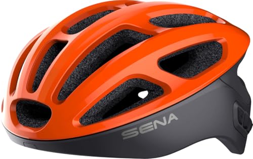 Sena R1 Smart Fahrradhelm (Electric Tangerine, L) Sena R1 Smart Fahrradhelm (Electric Tangerine, L) von Sena
