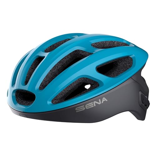 Sena R1 der Smarte Fahrradhelm (Ice Blue, M) von Sena