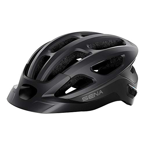 Sena R1 EVO Smart Fahrradhelm (Matte Black, L) von Sena