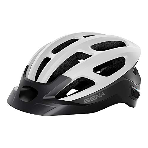 Sena R1 EVO Smart Fahrradhelm (Matte White, L) von Sena