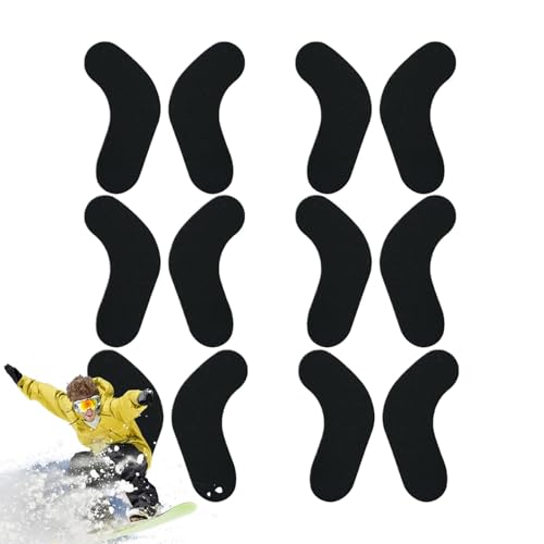 Senermter Knöchelbandagen für Snowboardstiefel, Knöchelbandagen für Skistiefel | 6 Paar Snowboardstiefel-Montagestange | Skischuh-Einlagen-Kissen, Selbstklebende Snowboard-Stiefel-Montagestange für von Senermter