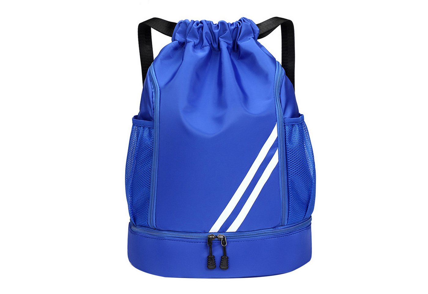 Senmudi Balltasche Turnbeutel Sportbeutel mit Kordelzug Große Kapazität Fußball Tasche (große Kapazität, verstellbar,Mit Ball- und Bodenfach, wasserdicht, Ideal für Damen, Herren, Junioren, Fußball), Herren wasserdichter Rucksack von Senmudi