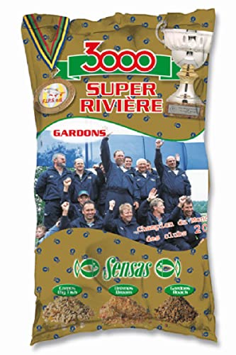 Sensas 3000 Super Riviere Gardon, braun 1Kg von Sensas