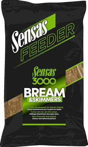 Sensas Amorce Feeder 3000 Brassen + Skimmer – 1 kg – Jaune – 43739 von Sensas