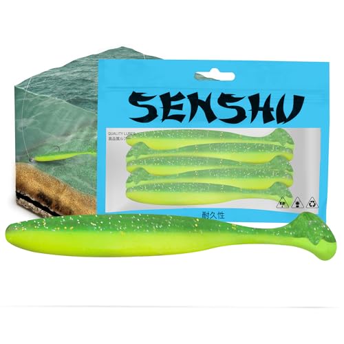 Senshu Breazy Shiner 5,0cm - 1,05g - 5Stück - Lemonade | Gummifische von Senshu