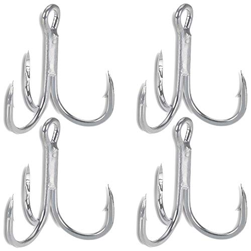 Uni Cat Unisex – Erwachsene Vencata CPX-5-4 Drillingshaken zum Wallerangeln, Angelhaken zum Angeln auf Waller, Drillinge zum Welsangeln, Haken, Größe, Silber, 2/0 Uni Cat Unisex – Erwachsene Vencata CPX-5-4 Drillingshaken zum Wallerangeln, Angelhaken zum Angeln auf Waller, Drillinge zum Welsangeln, Haken, Größe, Silber, 2/0 von Sensitec