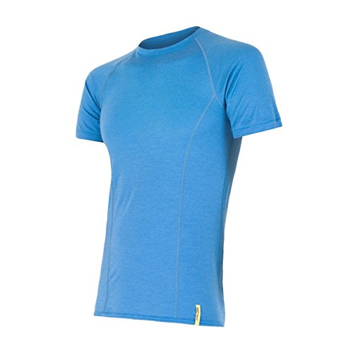 Sensor Merino Wool Herren T-Shirt SS blau XL von Sensor