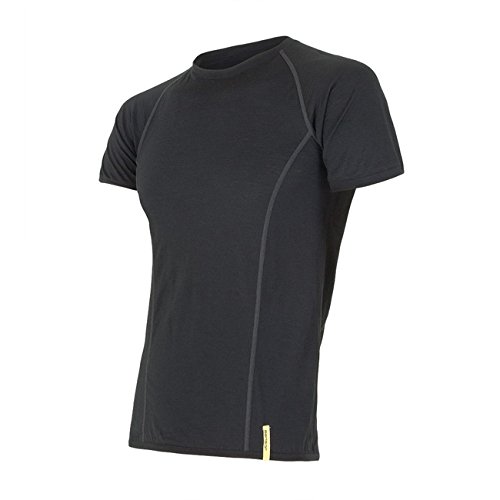 Sensor Merino Wool Herren T-Shirt SS schwarz XL von Sensor