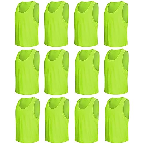 Senston 12 Stück Leibchen für Fußball, Basketball, Baseball Training, Fußball Trainingsleibchen für Anfänger, Jugendliche und Erwachsene Senston 12 Stück Leibchen für Fußball, Basketball, Baseball Training, Fußball Trainingsleibchen für Anfänger, Jugendliche und Erwachsene von Senston