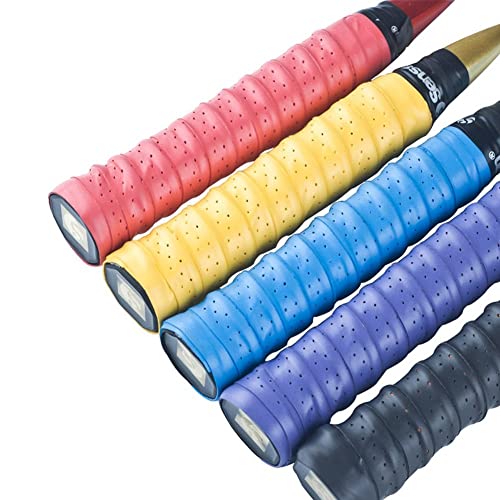 Senston Griffband Anti-Rutsch Overgrip mit Fishbone Badminton Grip für Tennis Griffbänder Squash Schläger von Senston