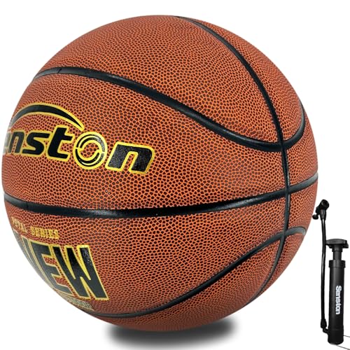 Senston Basketball PU Indoor/Outdoor Größe 7 Training Basketbälle mit Inflator Senston Basketball PU Indoor/Outdoor Größe 7 Training Basketbälle mit Inflator von Senston