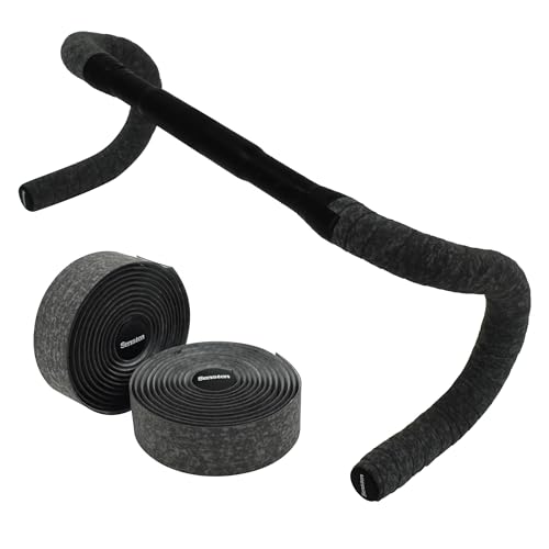 Senston Bike Lenkerband, Fahrradgriffe rutschfest, stoßdämpfend mit Finish-Tape und Lenkerstopfen Senston Bike Lenkerband, Fahrradgriffe rutschfest, stoßdämpfend mit Finish-Tape und Lenkerstopfen von Senston