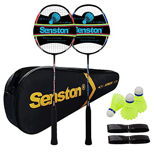 Senston Carbon Badmintonschläger Badminton Schläger mit G3 Griff von Senston