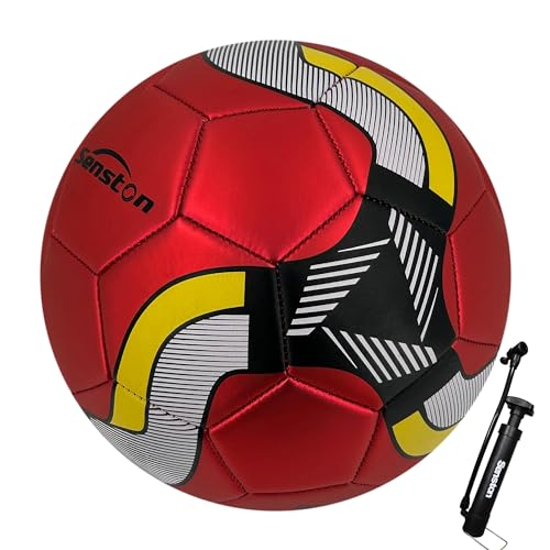 Senston Fußball Training Ball Größe 5, Weich und Elastisch Match Training Fussball für Junior und Erwachsene Senston Fußball Training Ball Größe 5, Weich und Elastisch Match Training Fussball für Junior und Erwachsene von Senston
