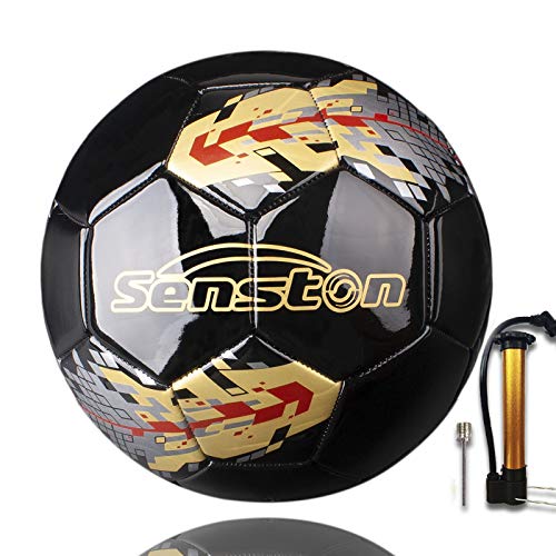 Senston Fußball Training Ball Größe 5 Offizielles Spiel Fussball Futsal Football für Junior und Erwachsene Senston Fußball Training Ball Größe 5 Offizielles Spiel Fussball Futsal Football für Junior und Erwachsene von Senston
