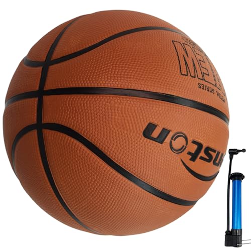 Senston Basketball Größe 7 mit Pumpe Indoor Outdoor Basketbälle für Training, Spiel Senston Basketball Größe 7 mit Pumpe Indoor Outdoor Basketbälle für Training, Spiel von Senston