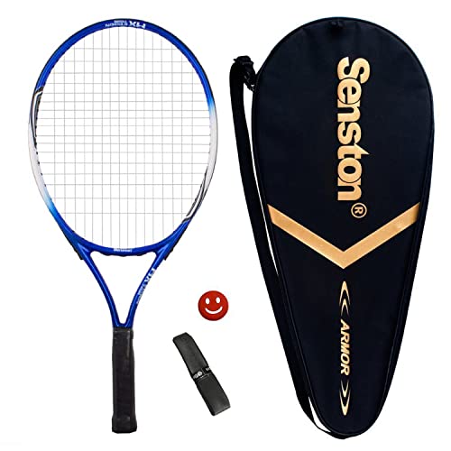 Senston Tennisschläger 23 One-Piece-Design Tennis Schläger Set mit Tennistasche,Overgrip,Vibrationsdämpfer von Senston