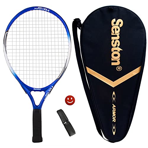 Senston Tennisschläger 19 One-Piece-Design Tennis Schläger Set mit Tennistasche,Overgrip,Vibrationsdämpfer von Senston