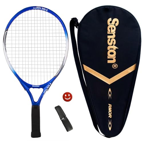 Senston Tennisschläger 19 One-Piece-Design Tennis Schläger Set mit Tennistasche,Overgrip,Vibrationsdämpfer von Senston