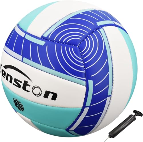 Senston Volleyball Soft Touch Größe 5, Outdoor Wasser Beach Volleyball mit Pumpe für Spiel und Unterhaltung Senston Volleyball Soft Touch Größe 5, Outdoor Wasser Beach Volleyball mit Pumpe für Spiel und Unterhaltung von Senston