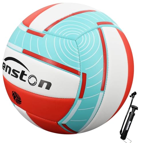 Senston Volleyball Soft Touch Größe 5, Outdoor Wasser Beach Volleyball mit Pumpe für Spiel und Unterhaltung Senston Volleyball Soft Touch Größe 5, Outdoor Wasser Beach Volleyball mit Pumpe für Spiel und Unterhaltung von Senston