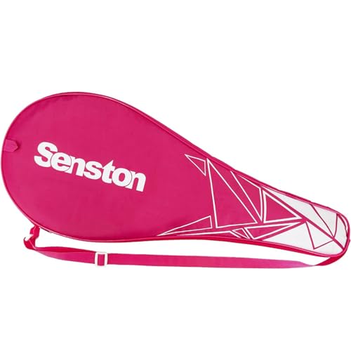 Senston Tennisschläger Tennistasche mit verstellbarem Schultergurt, pink Senston Tennisschläger Tennistasche mit verstellbarem Schultergurt, pink von Senston