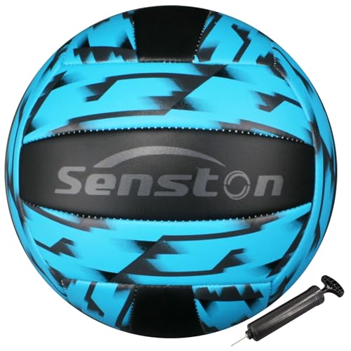 Senston Volleyball Tarnstil Beachvolleyball Beach Volleyball für Strand, Garten und Bad, schwarz blau Senston Volleyball Tarnstil Beachvolleyball Beach Volleyball für Strand, Garten und Bad, schwarz blau von Senston