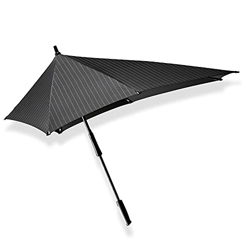 SENZ ° XXL stick storm umbrella pin stripes black von Senz