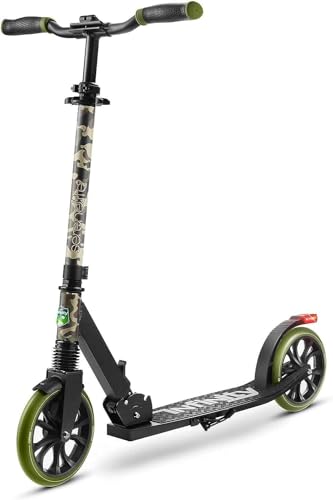 SereneLife Roller für Kinder und Erwachsene, Unisex Tretroller & Cityroller, Klappbar und Höhenverstellbar, Big Wheel Scooter bis 120kg belastbar von SereneLife