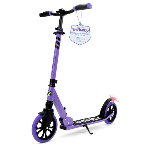 SereneLife Roller für Kinder & Erwachsene, Unisex-Tretroller, Cityroller, klappbar & höhenverstellbar, Big Wheel Scooter bis 120 kg belastbar, Kinderroller, Kickscooter große Räder für Junge & Mädchen SereneLife Roller für Kinder & Erwachsene, Unisex-Tretroller, Cityroller, klappbar & höhenverstellbar, Big Wheel Scooter bis 120 kg belastbar, Kinderroller, Kickscooter große Räder für Junge & Mädchen von SereneLife