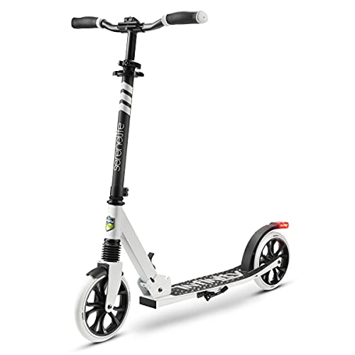 SereneLife Roller für Kinder und Erwachsene, Unisex Tretroller & Cityroller, Klappbar und Höhenverstellbar, Big Wheel Scooter bis 120kg belastbar von SereneLife