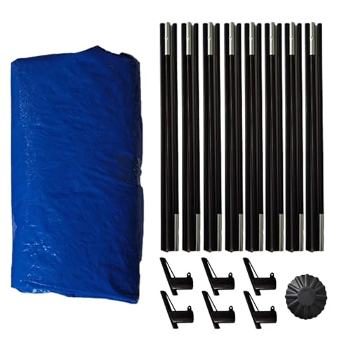 14FT Trampolin-Schattenabdeckung, Trampolin Sonnenschutz Trampolin Überdachung Abdeckung, wasserdichte staubdichte Dach Abdeckung für Trampolin mit 8 Stangen 14FT Trampolin-Schattenabdeckung, Trampolin Sonnenschutz Trampolin Überdachung Abdeckung, wasserdichte staubdichte Dach Abdeckung für Trampolin mit 8 Stangen von Setauoo