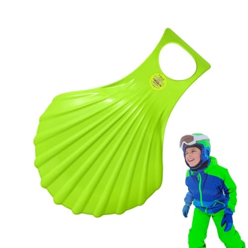 Setauoo Downhill Sprinter | Downhill Sand Schlitten - Flexibler Schnee Winter Schlitten Verdickter Downhill Ski Schneeschlitten mit Griff kältebeständig für Kinder Erwachsene von Setauoo