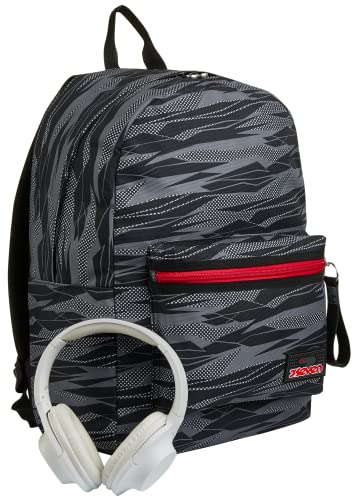 RUCKSACK IMUSICPACK SEVEN Geräumige Schultasche für Teenager, Mädchen und Jungen, mit Laptopfach&Kopfhörer/USB-Anschluss, italienisches Designschwarzinkl. Kopfhörer RUCKSACK IMUSICPACK SEVEN Geräumige Schultasche für Teenager, Mädchen und Jungen, mit Laptopfach&Kopfhörer/USB-Anschluss, italienisches Designschwarzinkl. Kopfhörer von Seven