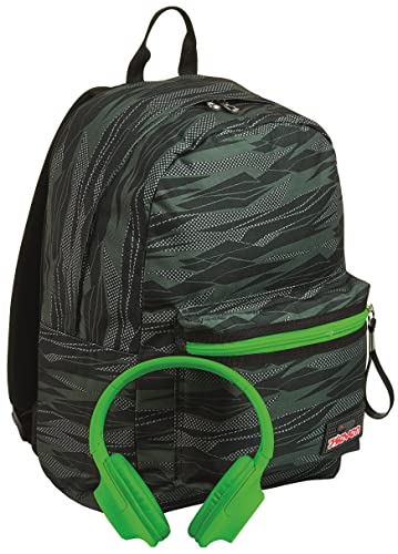 Seven School Backpack, Imusicpack, inklusive Soft-Touch-Kopfhörern, Öko-Material, Unisex, Kinder und Jugendliche, Outdoor & Freizeit, grün, Einheitsgröße Seven School Backpack, Imusicpack, inklusive Soft-Touch-Kopfhörern, Öko-Material, Unisex, Kinder und Jugendliche, Outdoor & Freizeit, grün, Einheitsgröße von Seven