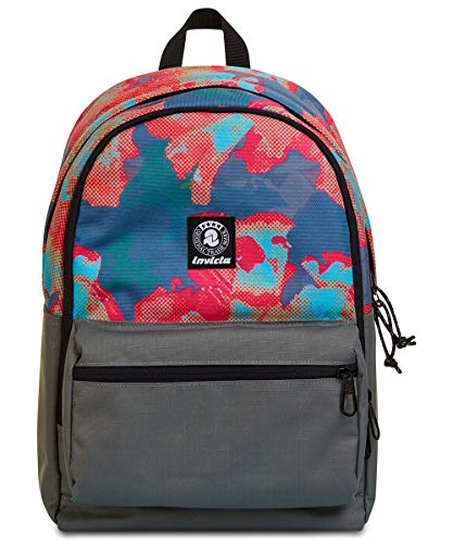 INVICTA BARLY Rucksack aus nachhaltigem Stoff, Praktisch & Unisex, kompakt, Büro, Reise, Arbeit, Studium, Backpack, Daypack, italienisches Design, mehrfarbig von Seven