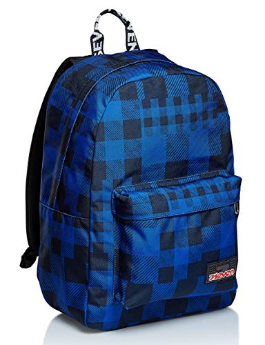 Seven RUCKSACK ISCHOOLPACK Geräumige Schultasche für Teenager, Mädchen und Jungen, mit Laptopfach & USB Anschluss, italienisches Designblau,inkl. Powerbank Seven RUCKSACK ISCHOOLPACK Geräumige Schultasche für Teenager, Mädchen und Jungen, mit Laptopfach & USB Anschluss, italienisches Designblau,inkl. Powerbank von Seven