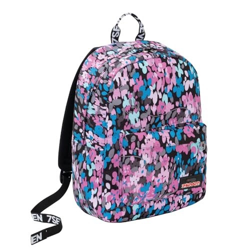 Seven RUCKSACK ISCHOOLPACK SEVEN FLUFFY ROSE Geräumige Schultasche für Teenager, Mädchen und Jungen, mit Laptopfach & USB Anschluss, italienisches Designgrau, inkl. Powerbank Seven RUCKSACK ISCHOOLPACK SEVEN FLUFFY ROSE Geräumige Schultasche für Teenager, Mädchen und Jungen, mit Laptopfach & USB Anschluss, italienisches Designgrau, inkl. Powerbank von Seven