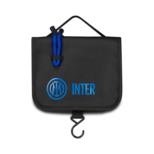 Inter Seven Kosmetiktasche für Jungen, Schwarz Hellblau, mit Griff, Reisen und Freizeit, Schwarz, Modern Inter Seven Kosmetiktasche für Jungen, Schwarz Hellblau, mit Griff, Reisen und Freizeit, Schwarz, Modern von Inter