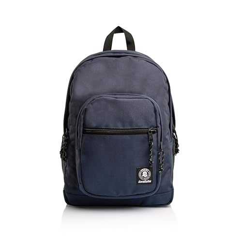 Invicta Rucksack aus nachhaltigem Stoff, Backpack mit Trinkflaschenfach, Laptopfach, Extra Platz - 38 LT - Unisex, für Schule, Sport und Freizeit, italienisches Design, dunkelblau, JELEK Invicta Rucksack aus nachhaltigem Stoff, Backpack mit Trinkflaschenfach, Laptopfach, Extra Platz - 38 LT - Unisex, für Schule, Sport und Freizeit, italienisches Design, dunkelblau, JELEK von Seven