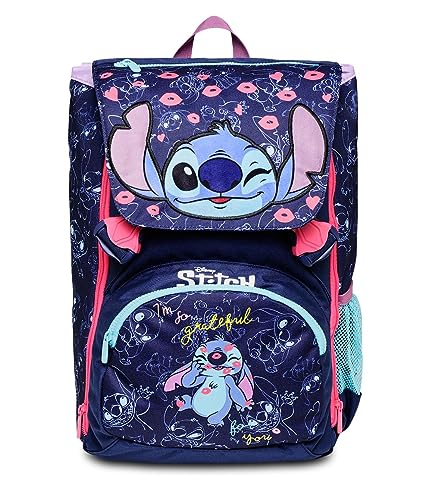 Erweiterbarer Schulrucksack – STICH MY ALIEN PAL, Blau – Doppelrucksack – Trinkflaschenhalter – Maxi Fassungsvermögen 28 l – Rucksack für Mädchen Grundschule, Kornstein., Taglia unica, schule Erweiterbarer Schulrucksack – STICH MY ALIEN PAL, Blau – Doppelrucksack – Trinkflaschenhalter – Maxi Fassungsvermögen 28 l – Rucksack für Mädchen Grundschule, Kornstein., Taglia unica, schule von Seven